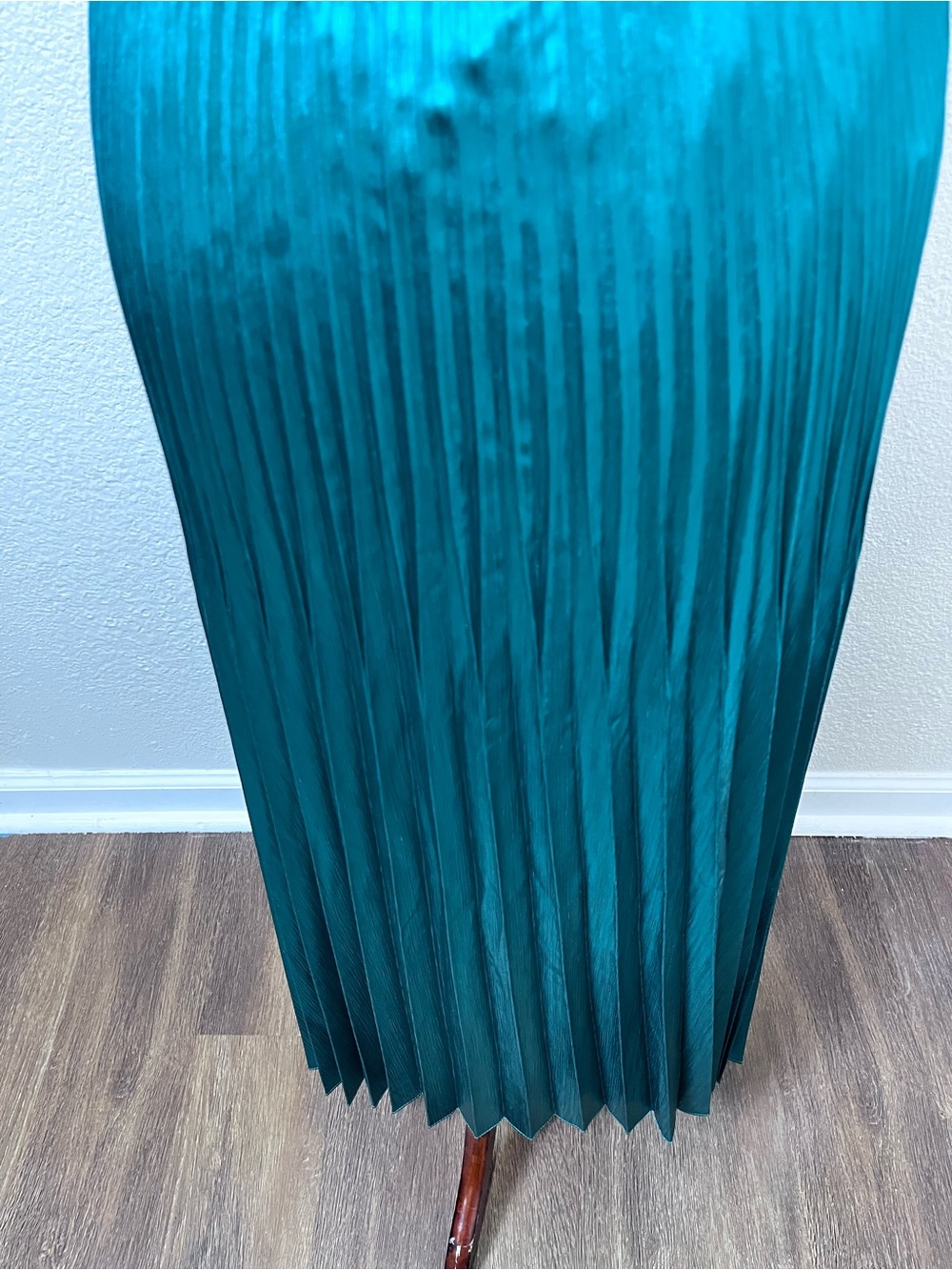 Boden Green Camilla Metallic Pleated Skirt Size 6 - Picture 5 of 7